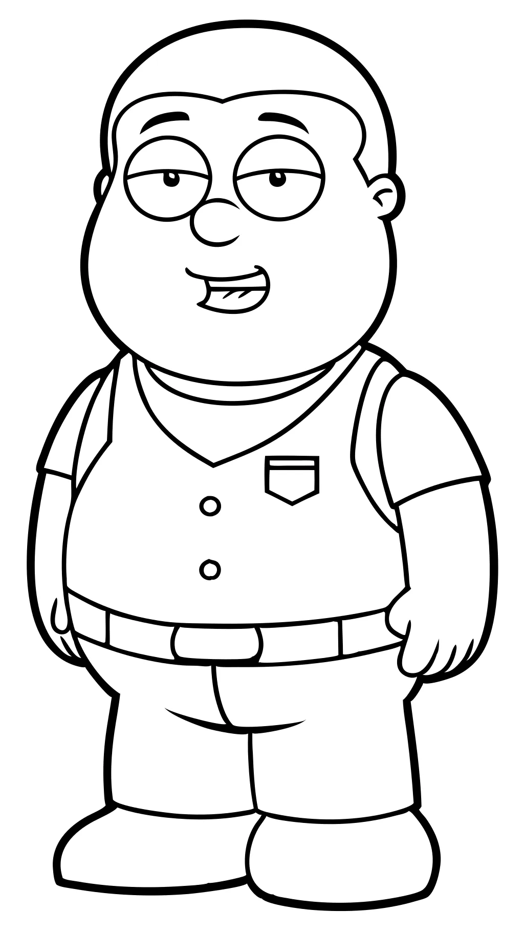 coloring pages of family guy